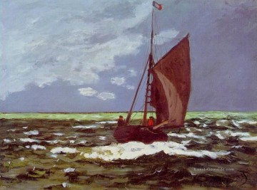 Stormy Seascape Claude Monet Ölgemälde